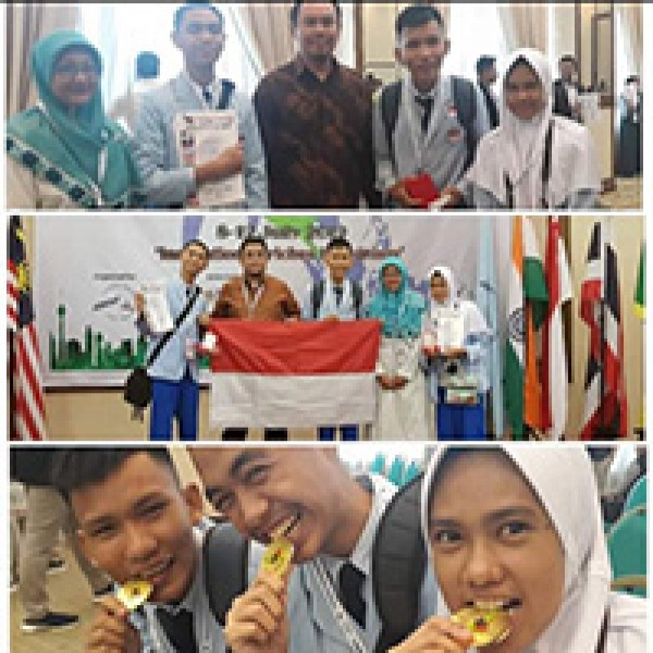 siswa SMAN Titian Teras H.Abdurrahman Sayoeti berhasil merebut 2 medali emas di bidang environmental science pd ajang International Young Scientists Innovation Exhibition 2019 (IYSIE’19)